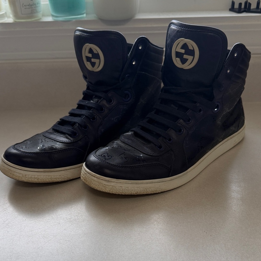 Gucci GG Imprime Hightop Sneakers